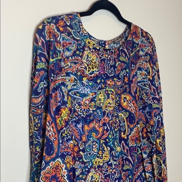 J.Mclaughlin Silk-Blend Blouse Small - Picture 6 of 11